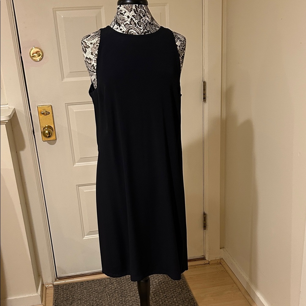 Max Studio Classic Black Midi Dress
